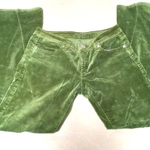 Green corduroy pants — BCBG